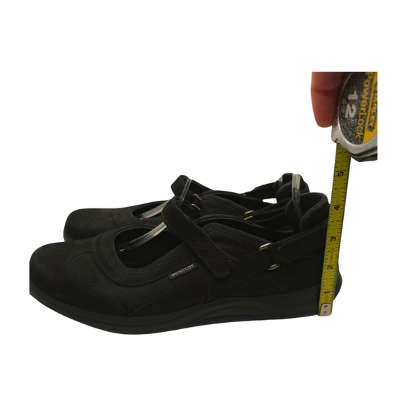 Mephisto Women's Runoff Mary Jane Slip On Flats Black Suede Leather Size 9.5 - Picture 7 of 13